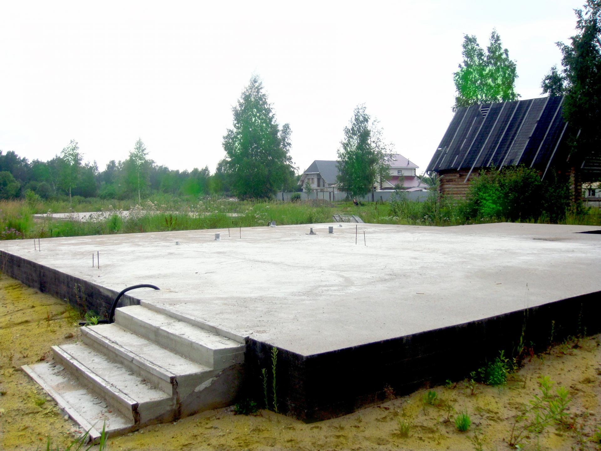 - Slab foundation -